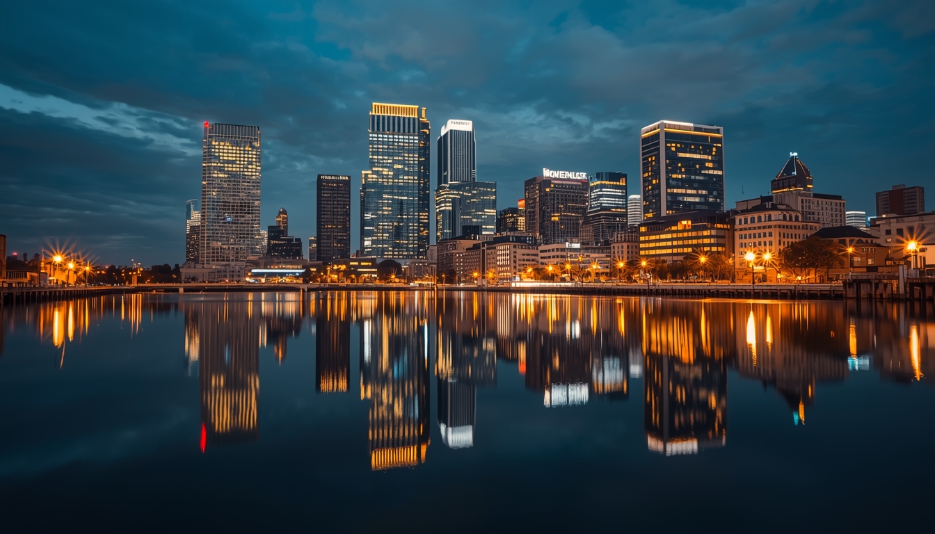Vorgyronphron calm city reflection